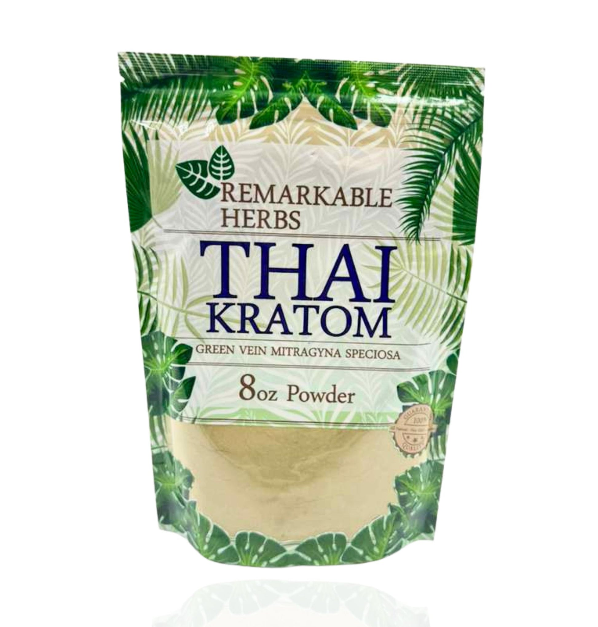 Remarkable Herbs Thai Kratom – Green Vein (8oz Powder) - Smoke Tech One LLC