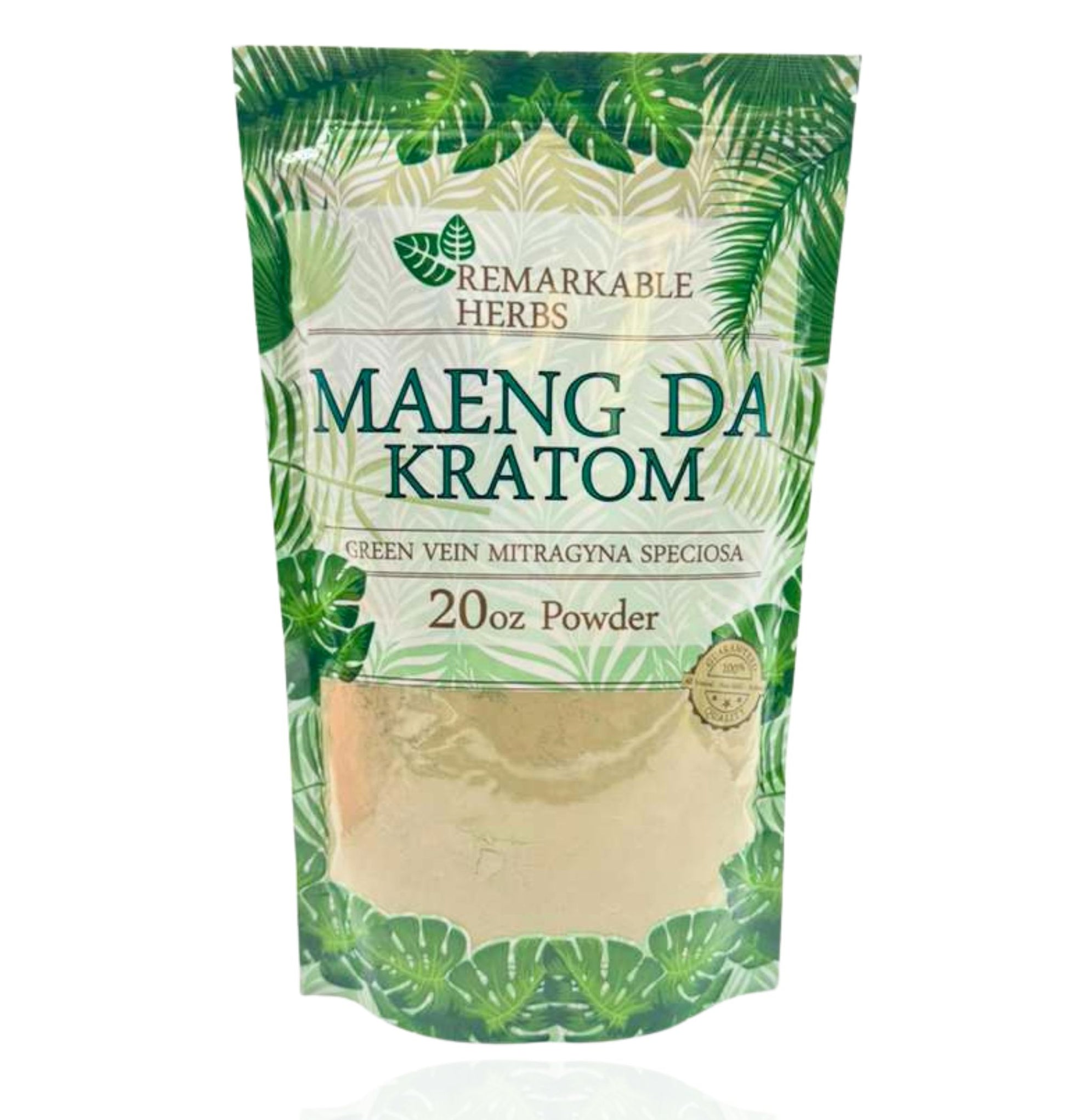 Remarkable Herbs Maeng Da Kratom – Green Vein (20oz Powder) - Smoke Tech One LLC