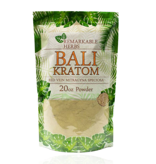Remarkable Herbs Bali Kratom – Red Vein (20oz Powder) - Smoke Tech One LLC