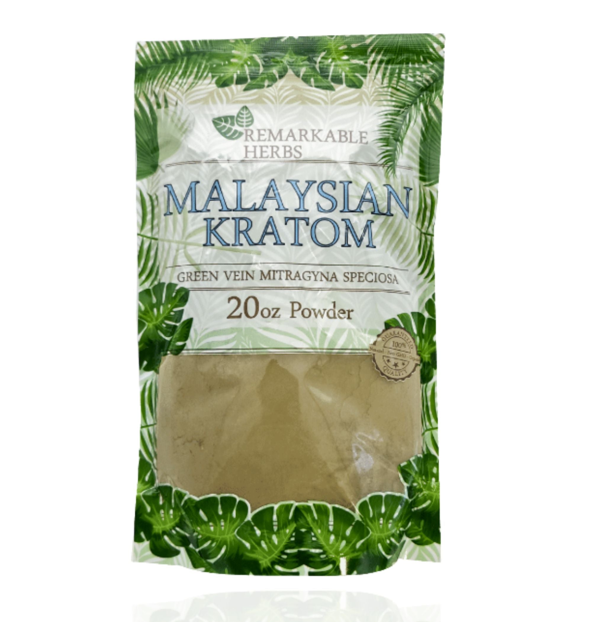 Remarkable Herbs Malaysian Kratom – Green Vein (20oz Powder