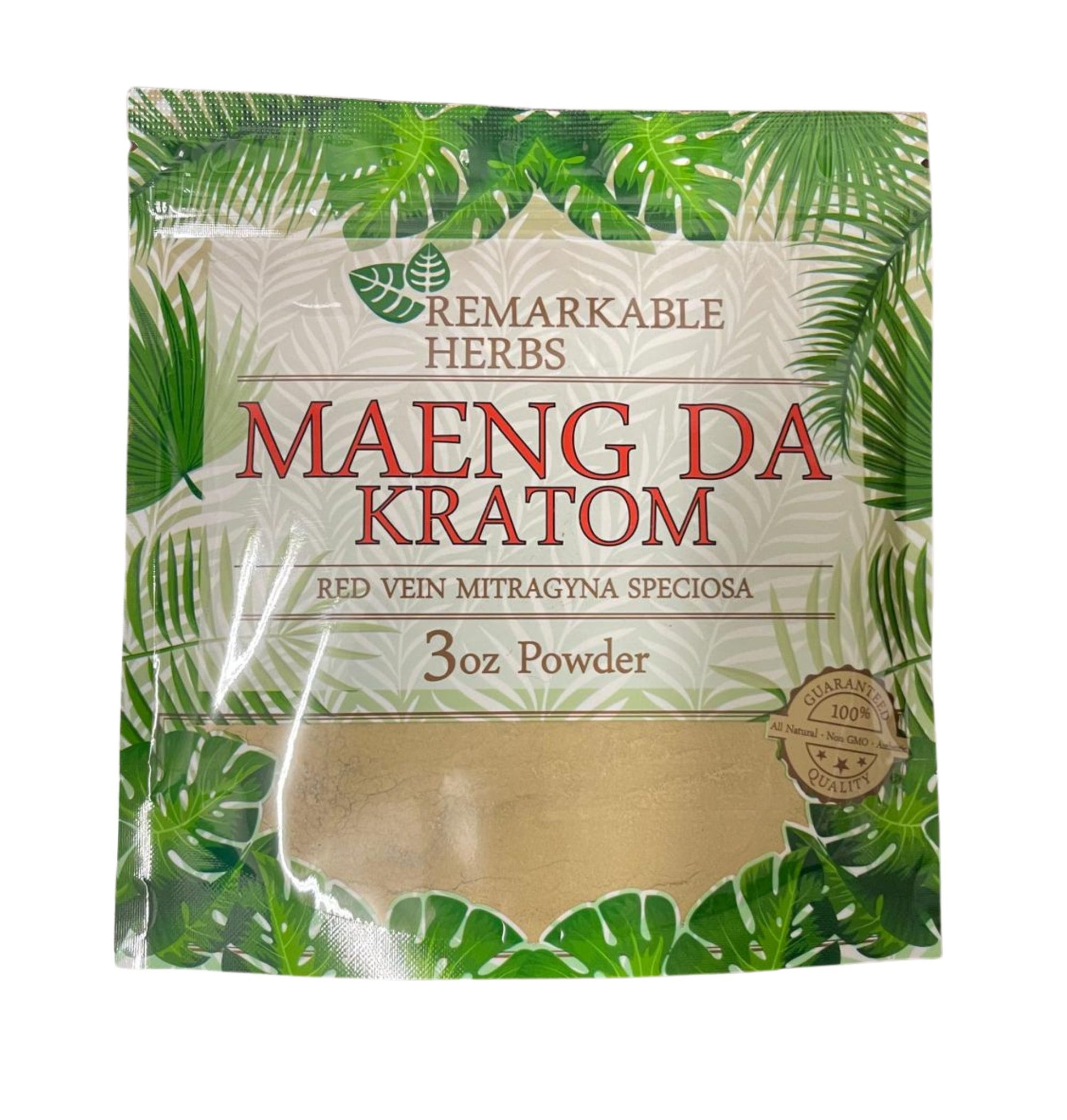 Remarkable Herbs Maeng Da Kratom – Red Vein (3oz Powder) - Smoke Tech One LLC