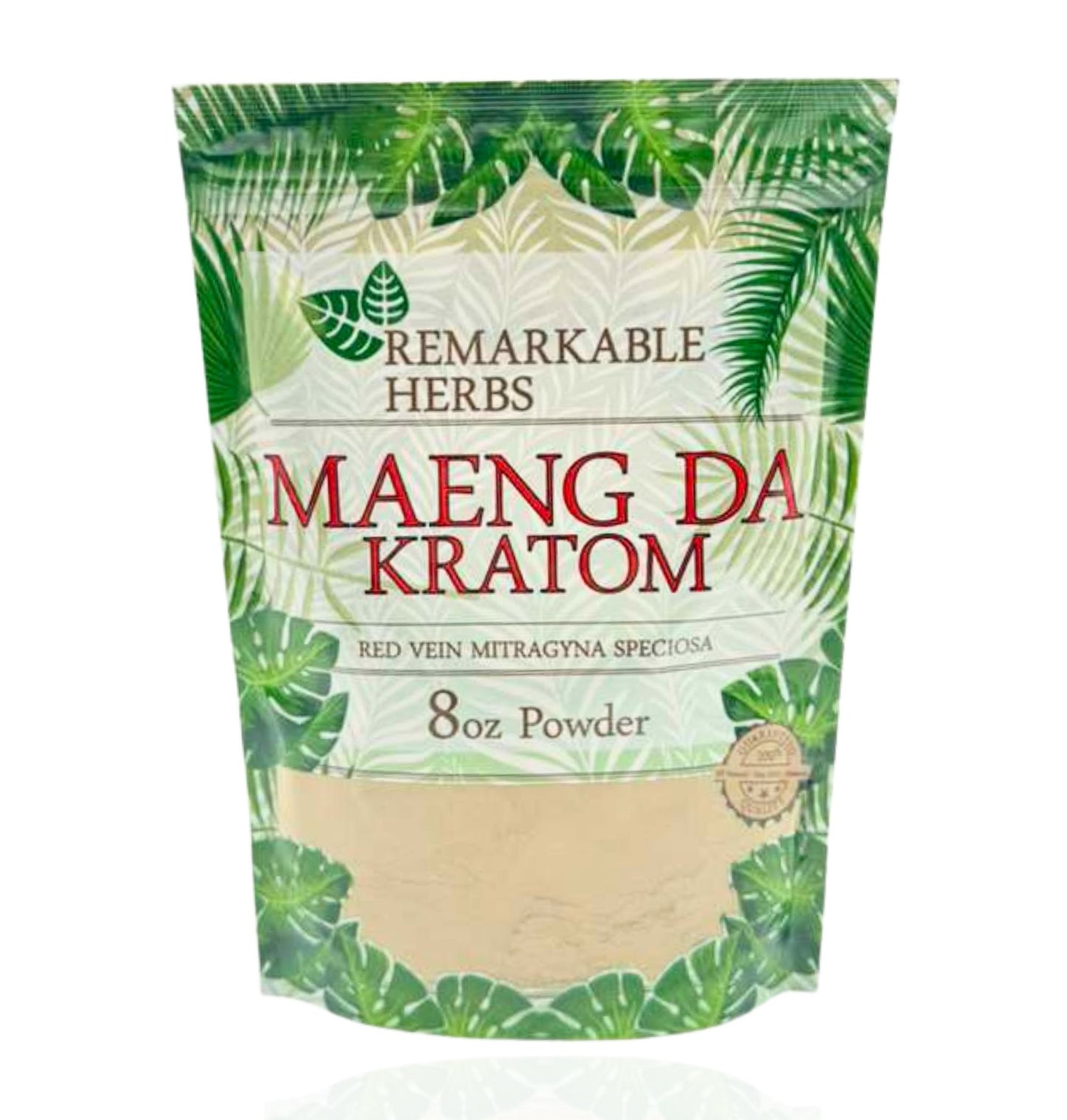 Remarkable Herbs Maeng Da Kratom – Red Vein (8oz Powder) - Smoke Tech One LLC