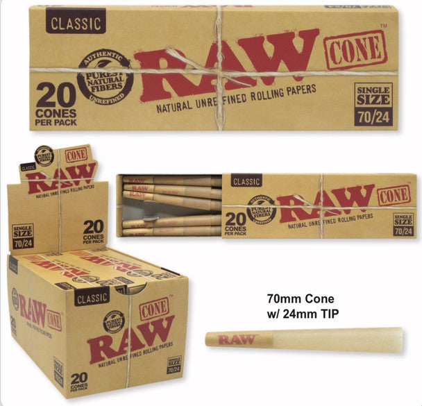 RAW Classic Single Size Cones