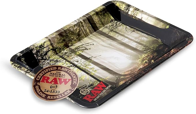 RAW ROLLING TRAY FORREST METAL SMALL