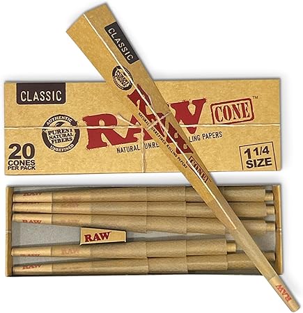 RAW Classic 1 1/4 Cones - 20 Pack