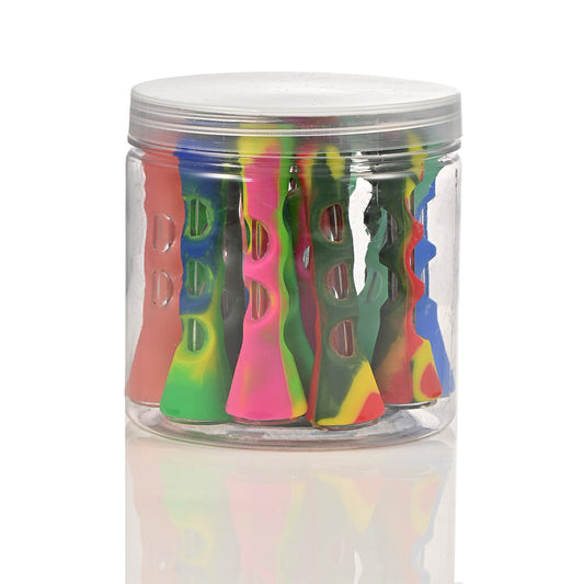 Mini Silicone Spiral Chillum Pipe A-36