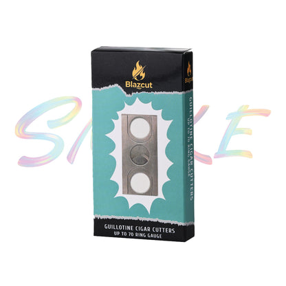 Blazcut Stainless Steel Cigar Cutter AC001 - Smoke Tech One LLC