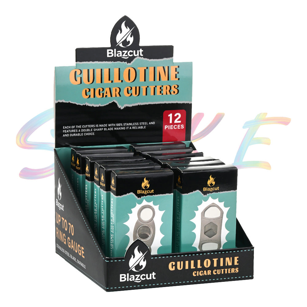 Blazcut Stainless Steel Cigar Cutter AC004 - Smoke Tech One LLC