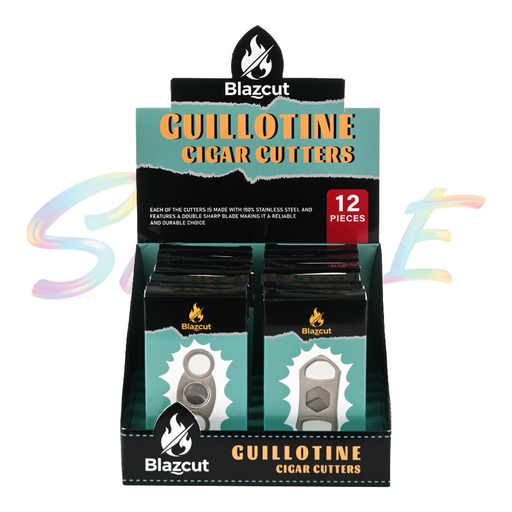 Blazcut Stainless Steel Cigar Cutter AC004 - Smoke Tech One LLC