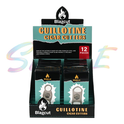 Blazcut Stainless Steel Cigar Cutter AC004 - Smoke Tech One LLC