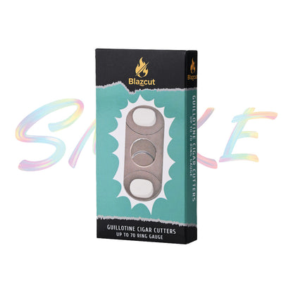 Blazcut Stainless Steel Cigar Cutter AC004 - Smoke Tech One LLC