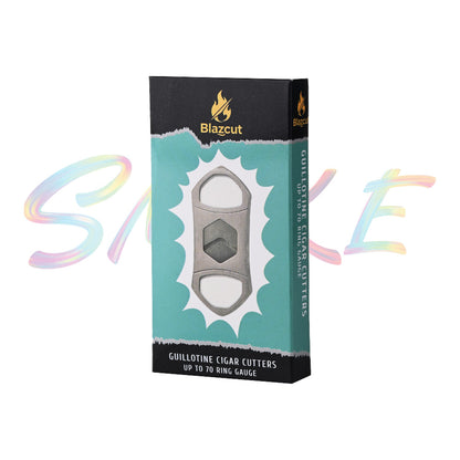 Blazcut Stainless Steel Cigar Cutter AC004 - Smoke Tech One LLC