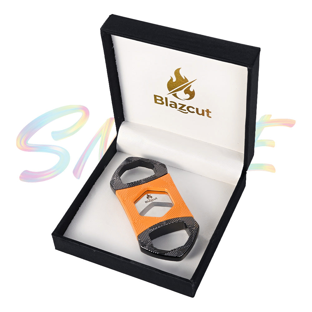 Blazcut Geometric Pattern Cigar Cutter AC009-1 - Smoke Tech One LLC