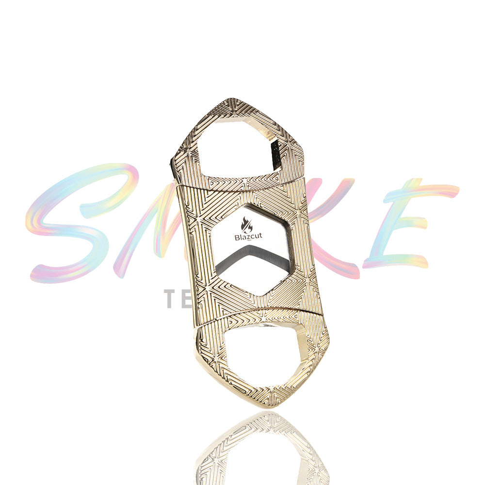Blazcut Geometric Pattern Cigar Cutter AC009-1 - Smoke Tech One LLC