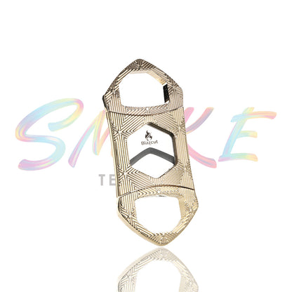 Blazcut Geometric Pattern Cigar Cutter AC009-1 - Smoke Tech One LLC