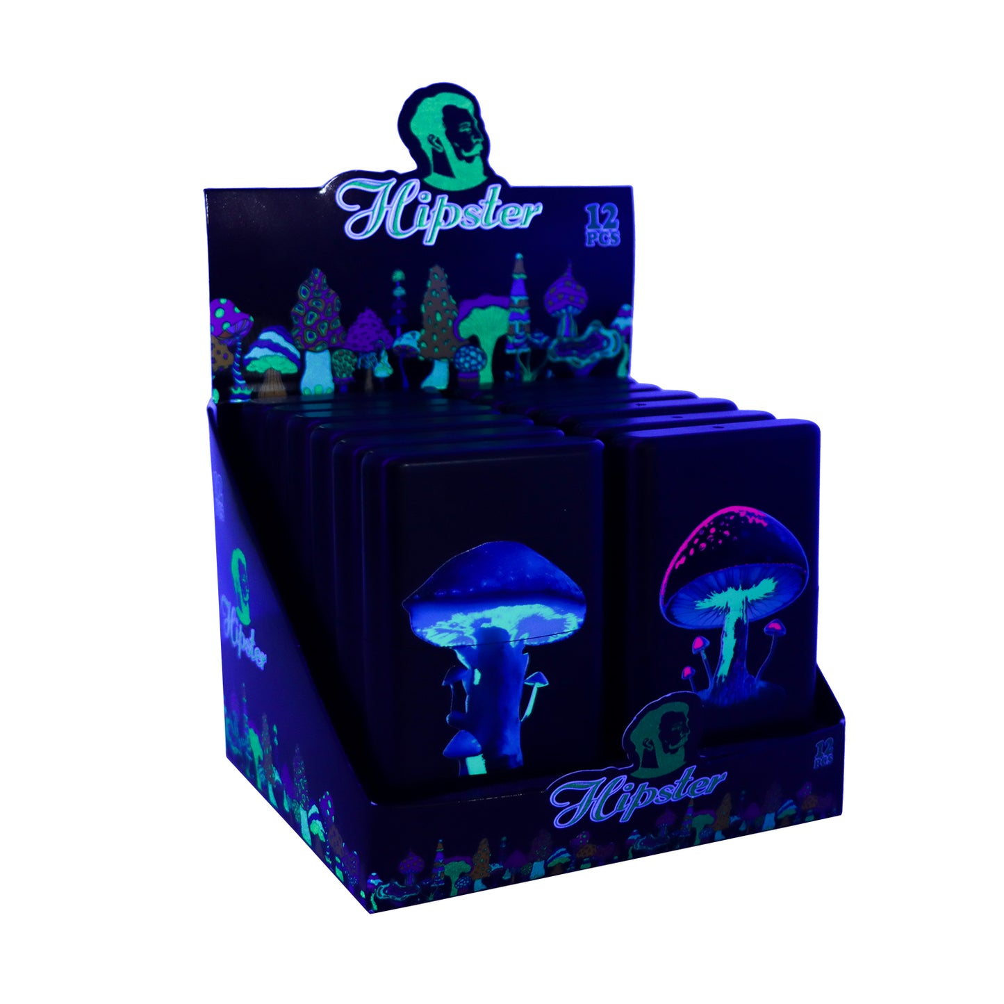 Hipster Glow Mushroom Storage Case (AC976-PPP)