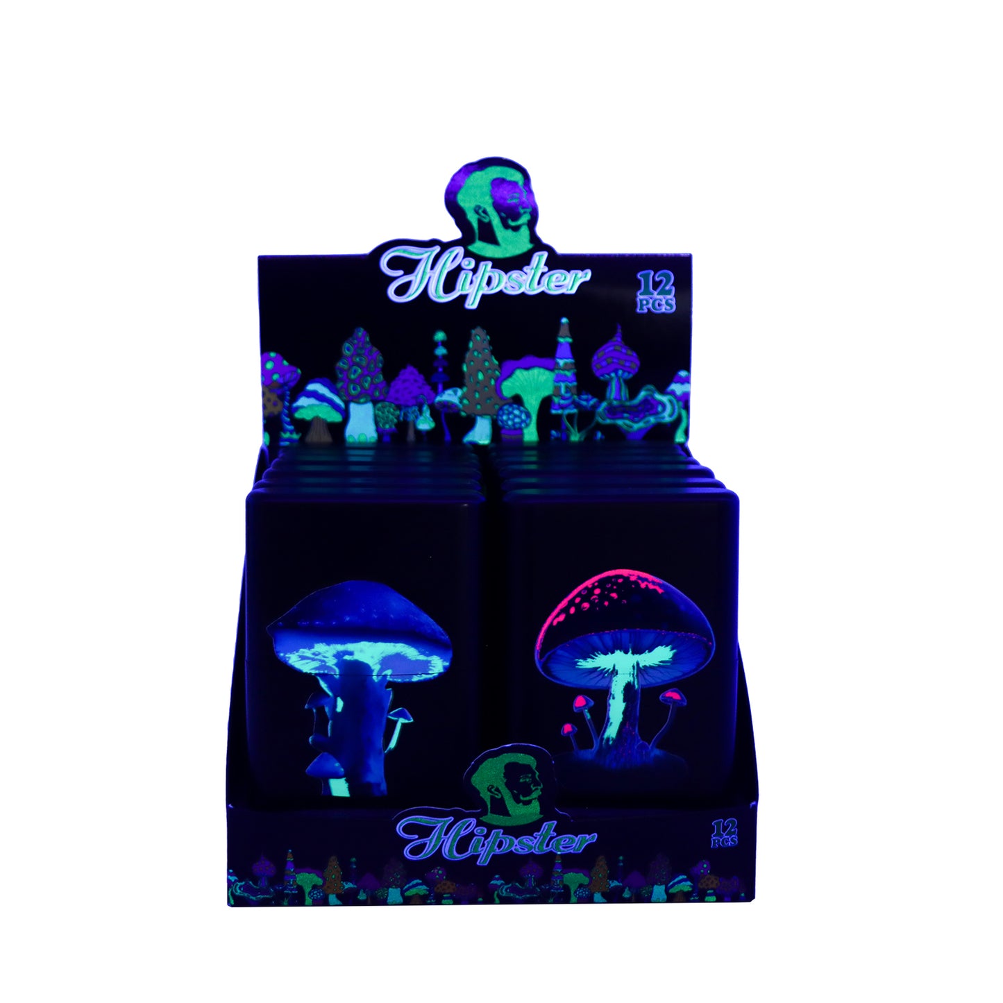 Hipster Glow Mushroom Storage Case (AC976-PPP)