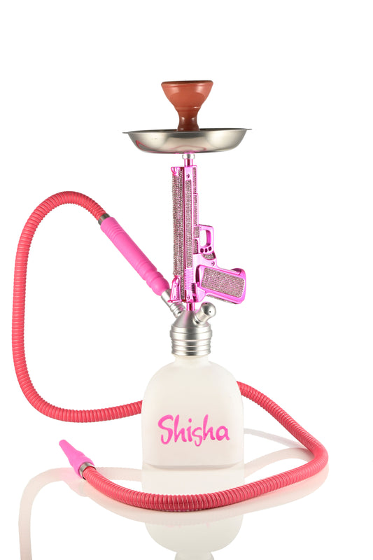 Luxor Mini Pistol Bling Bomb Hookah 22" (PHK-C)