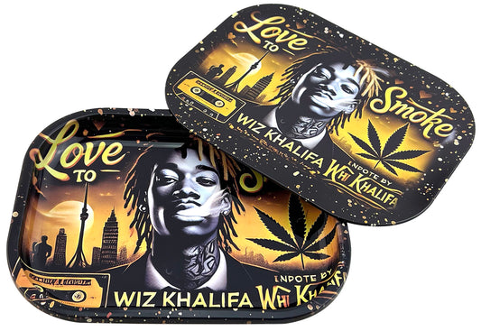 Hipster Love to Smoke" Rolling Tray AP017