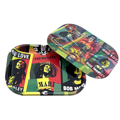 Hipster Marley Cover Rolling Tray AP024