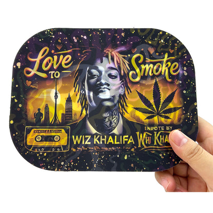 Hipster Smoke & Groovy Peace 3D Cover Rolling tray AP030