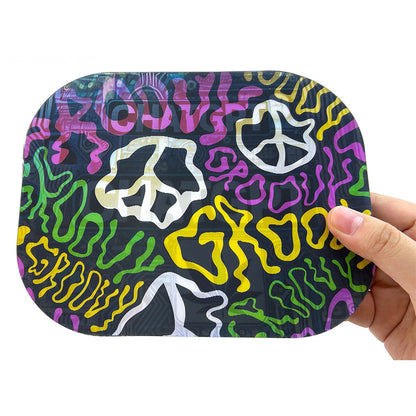 Hipster AI Tech & Groovy Peace 3D Cover Rolling Tray AP031