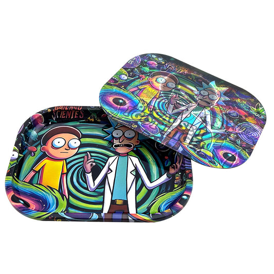 Hipster Stoner &"Because I Got High" 3D Cover Rolling Tray AP032