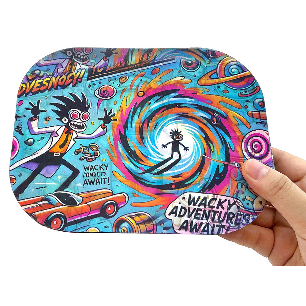 Hispter Intergalactic Adventure & Space Kitty 3D Cover Rolling Tray AP033