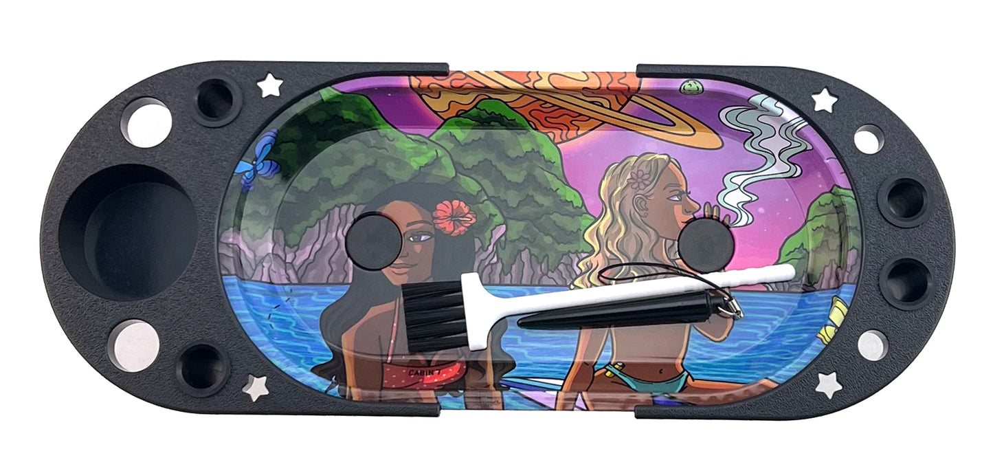 Hipster Island Vibes Rolling Console AP040