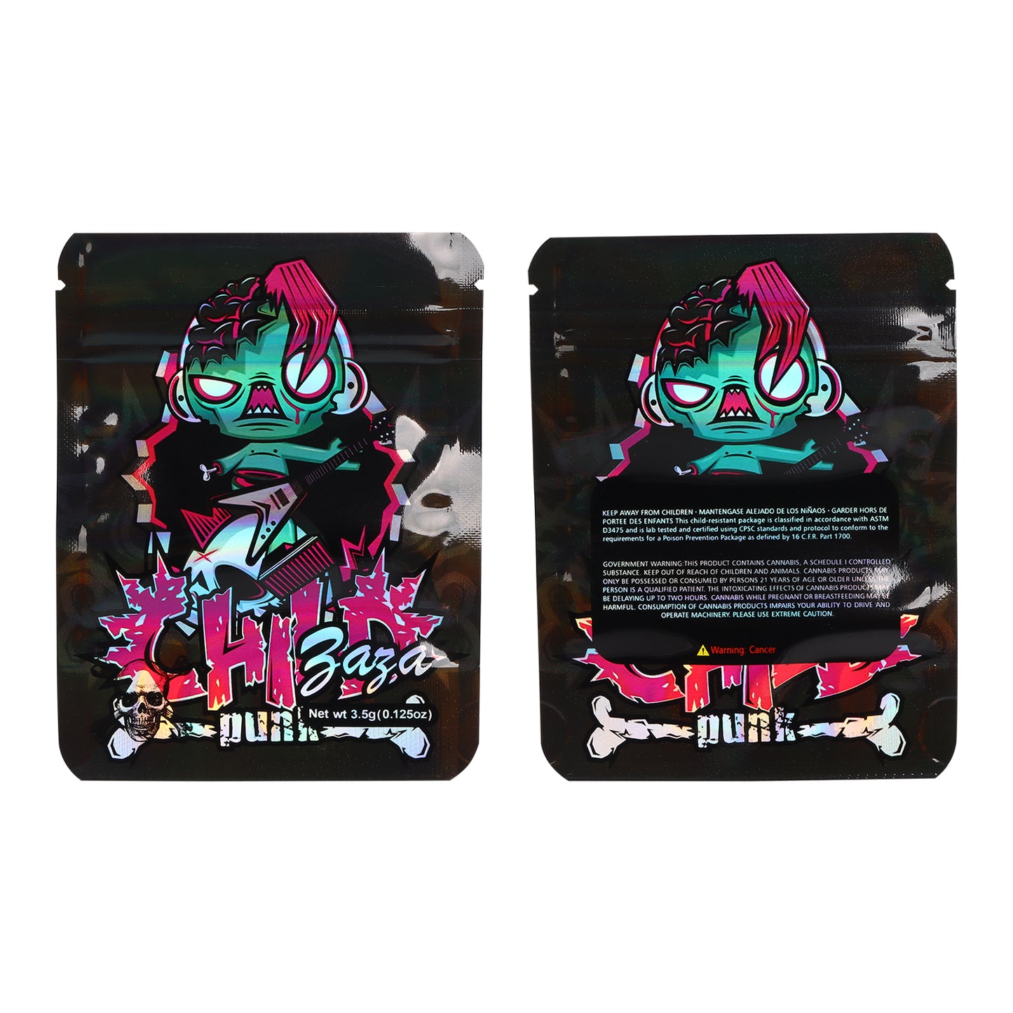 Zaza Hi Punk Mylar Bag BAG-14