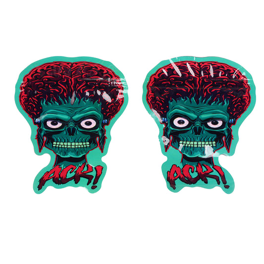 Alien Head Shaped Mylar Bag BAG-19