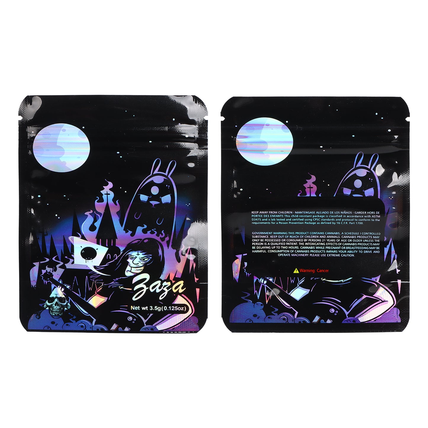 Zaza Alien Night Trip Mylar Bag BAG-3