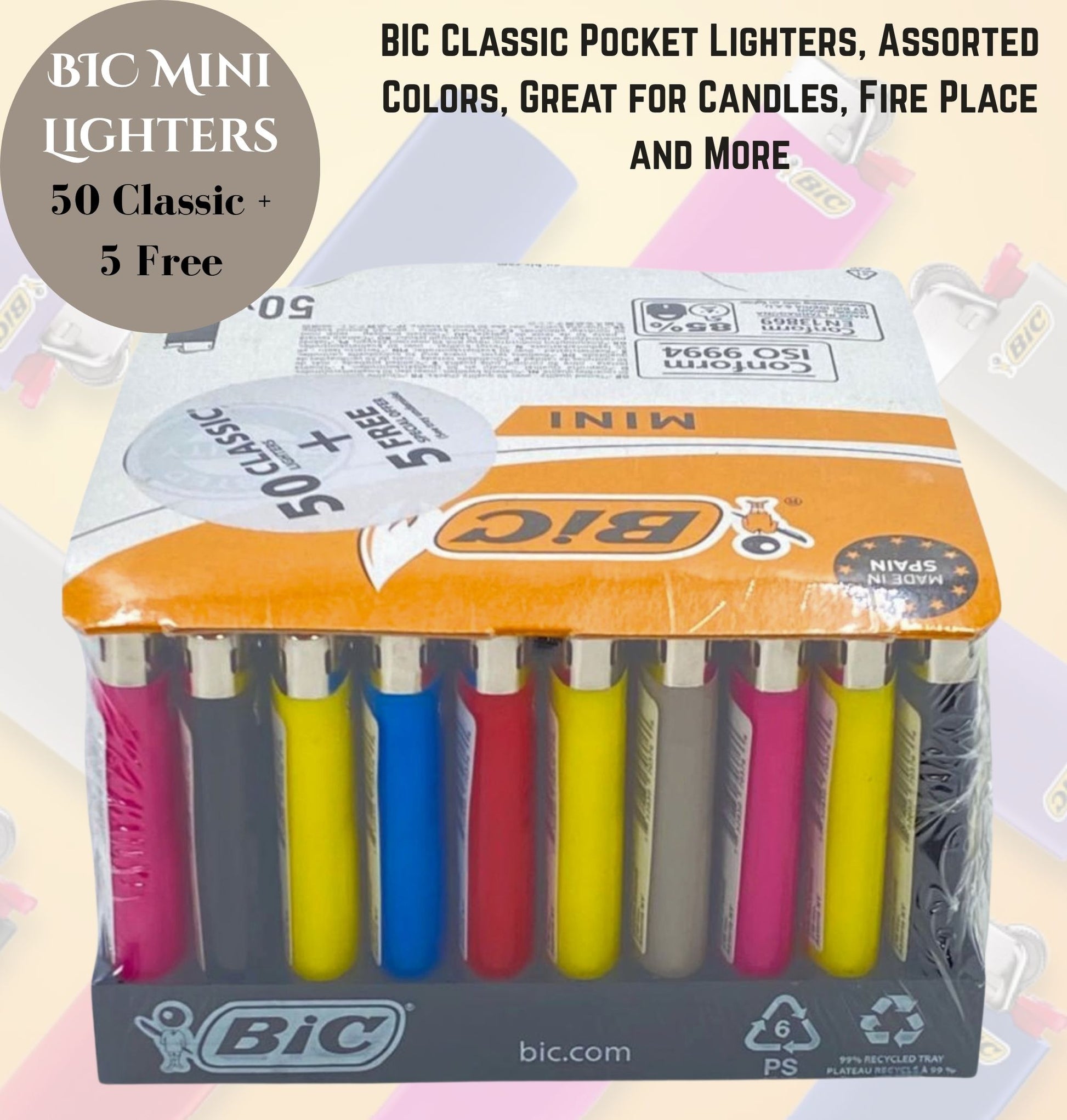 Bic Lighters Mini - Smoke Tech One LLC