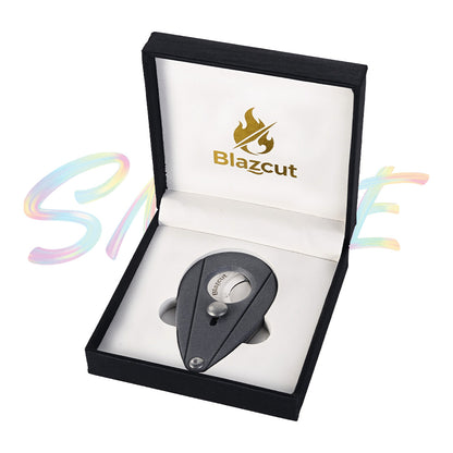 Blazcut Folding Double Blade Cigar Cutter BS005 - Smoke Tech One LLC