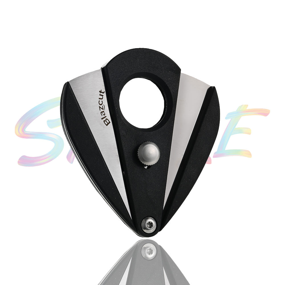 Blazcut Folding Double Blade Cigar Cutter BS005 - Smoke Tech One LLC