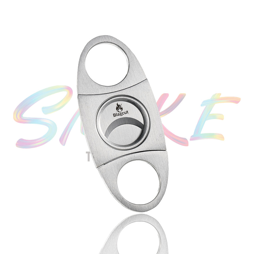 Blazcut Classic Brushed Cigar Cutter BS010-C - Smoke Tech One LLC
