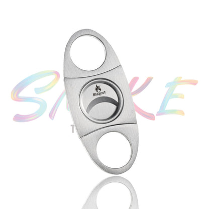 Blazcut Classic Brushed Cigar Cutter BS010-C - Smoke Tech One LLC