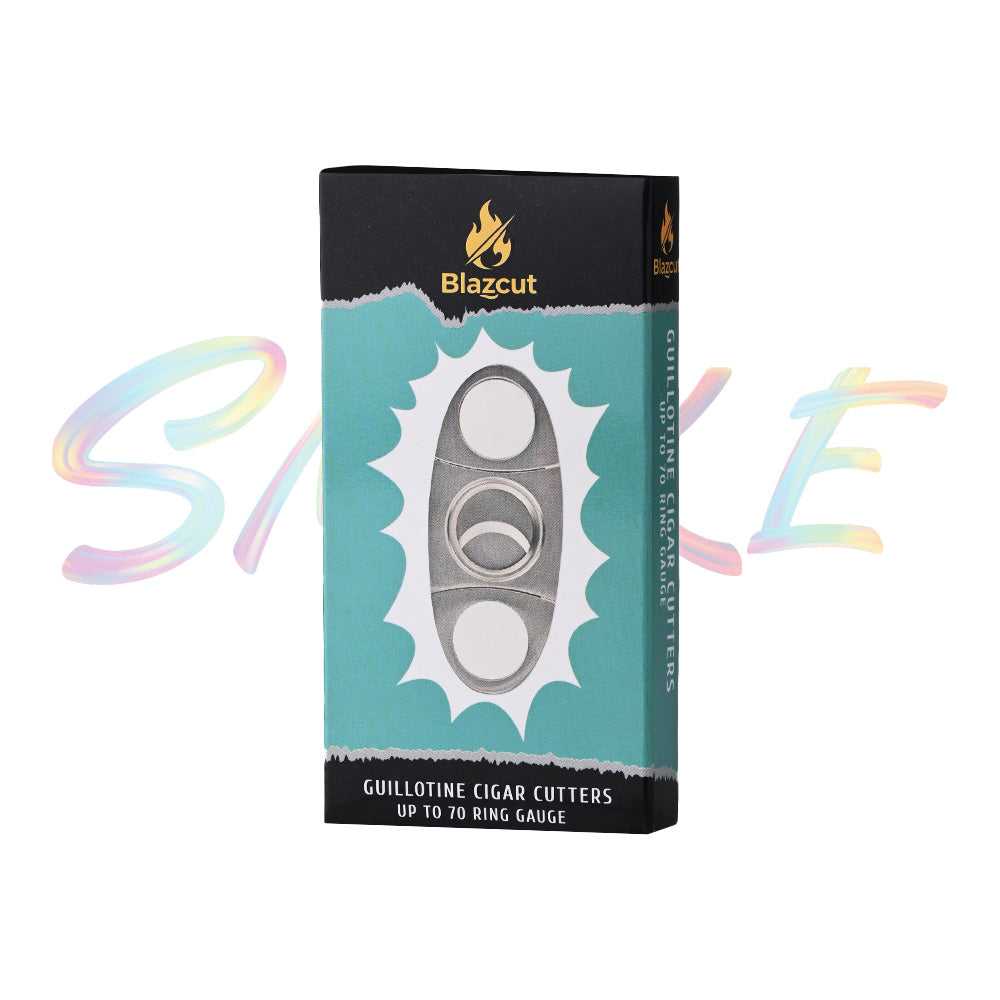 Blazcut Classic Brushed Cigar Cutter BS010-C - Smoke Tech One LLC