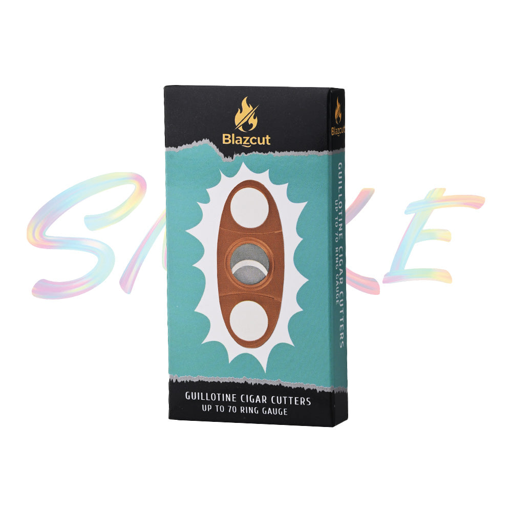Blazcut Classic Brushed Cigar Cutter BS010-C - Smoke Tech One LLC