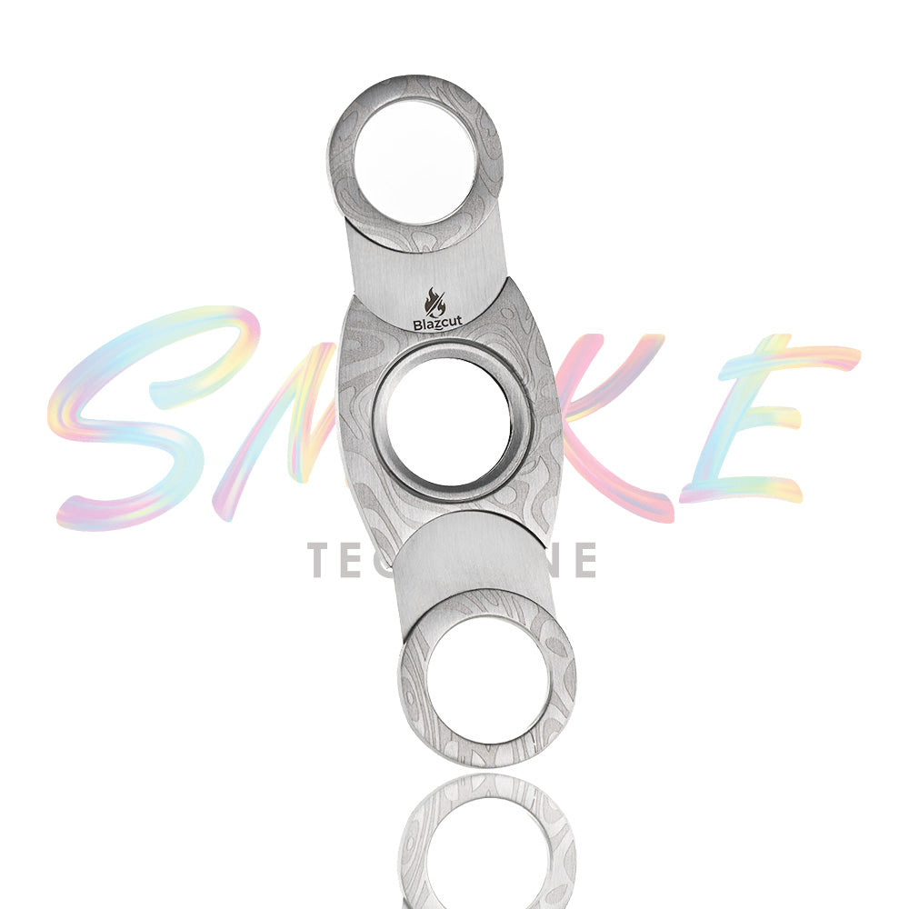 Blazcut Premium Dual-Blade Cigar Cutter BS011 - Smoke Tech One LLC