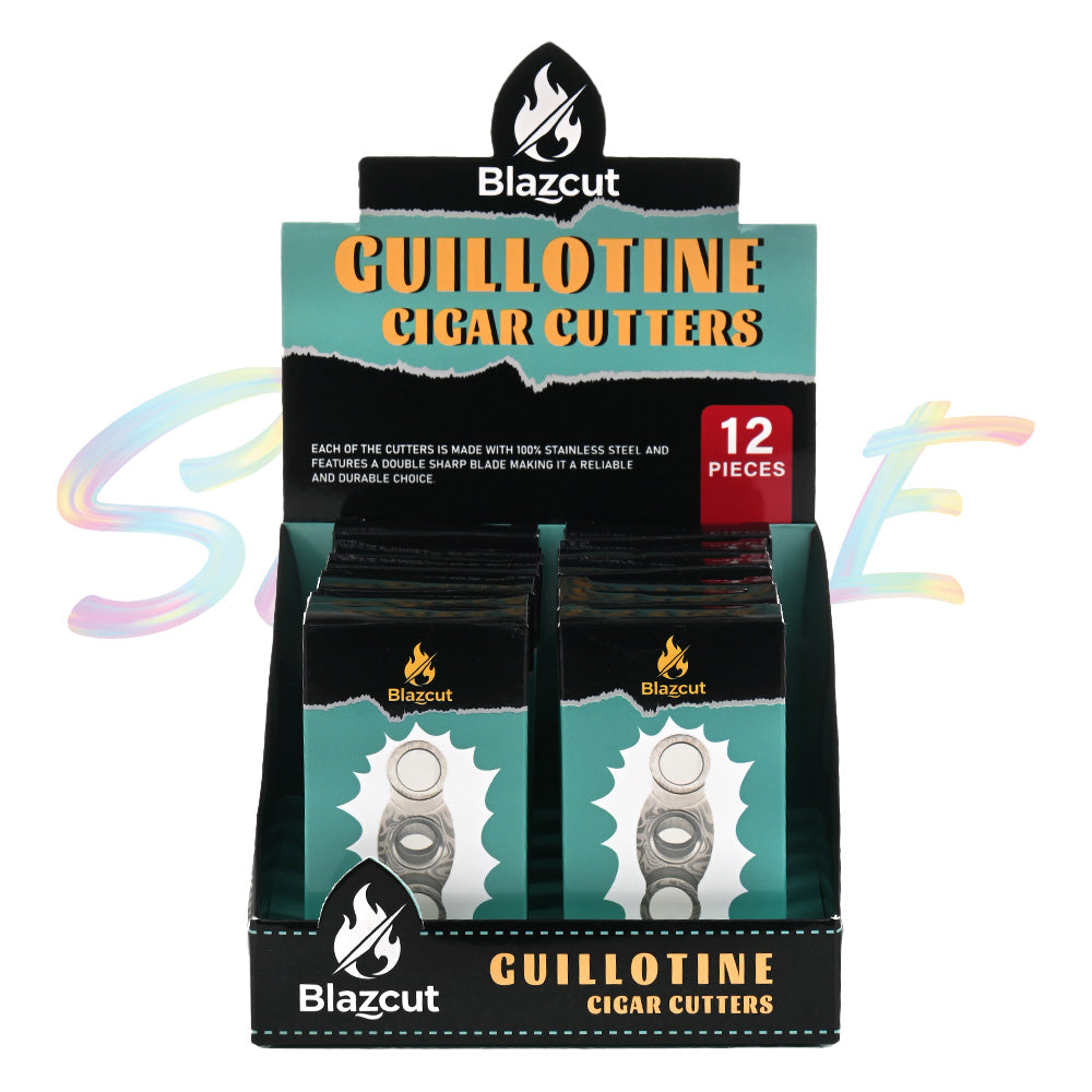 Blazcut Premium Dual-Blade Cigar Cutter BS011 - Smoke Tech One LLC