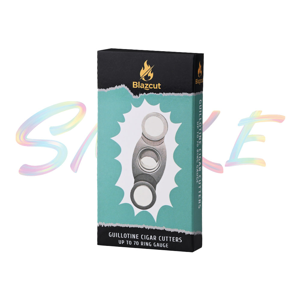 Blazcut Premium Dual-Blade Cigar Cutter BS011 - Smoke Tech One LLC