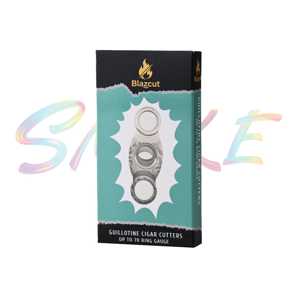 Blazcut Premium Dual-Blade Cigar Cutter BS011 - Smoke Tech One LLC