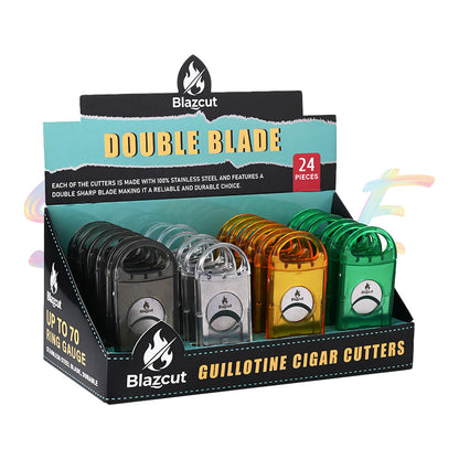 Blazcut Translucent Cigar Cutter BS020 - Smoke Tech One LLC