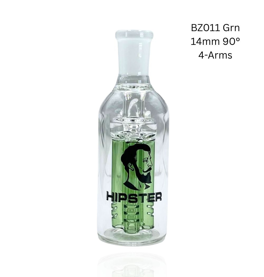 Ash Catcher 4 Arms - 14mm 90° (BZ011) Green