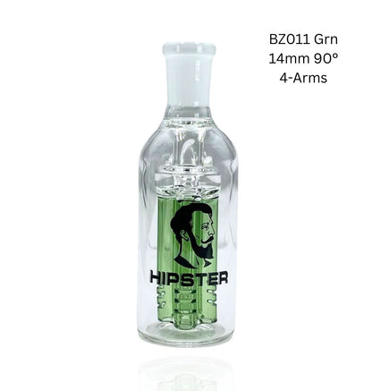 Ash Catcher 4 Arms - 14mm 90° (BZ011) Green
