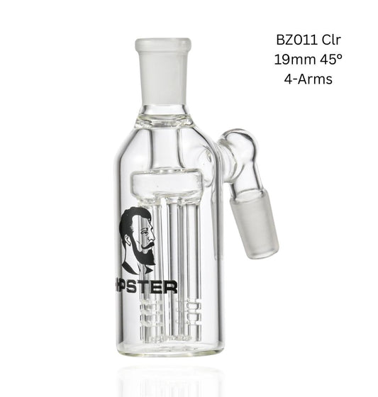 Ash Catcher 4 Arms - 19mm 45° (BZ011) Clear