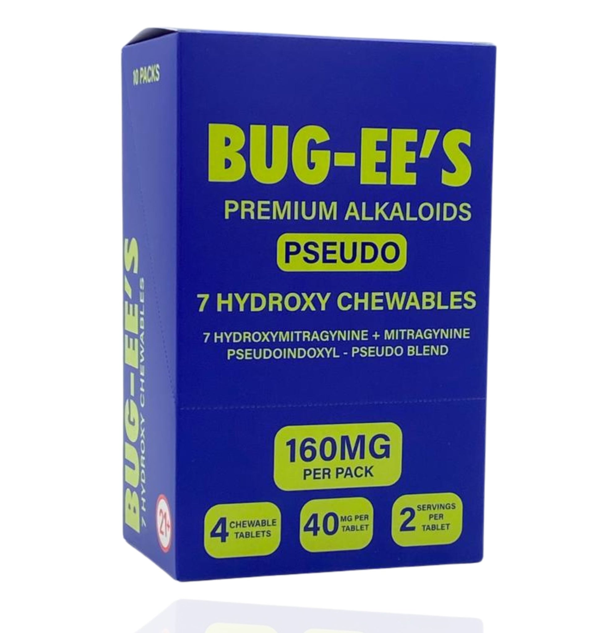 BUG-EE's Pseudo 7-OH Hydroxy Alkaloid Kratom Tablets - Smoke Tech One LLC