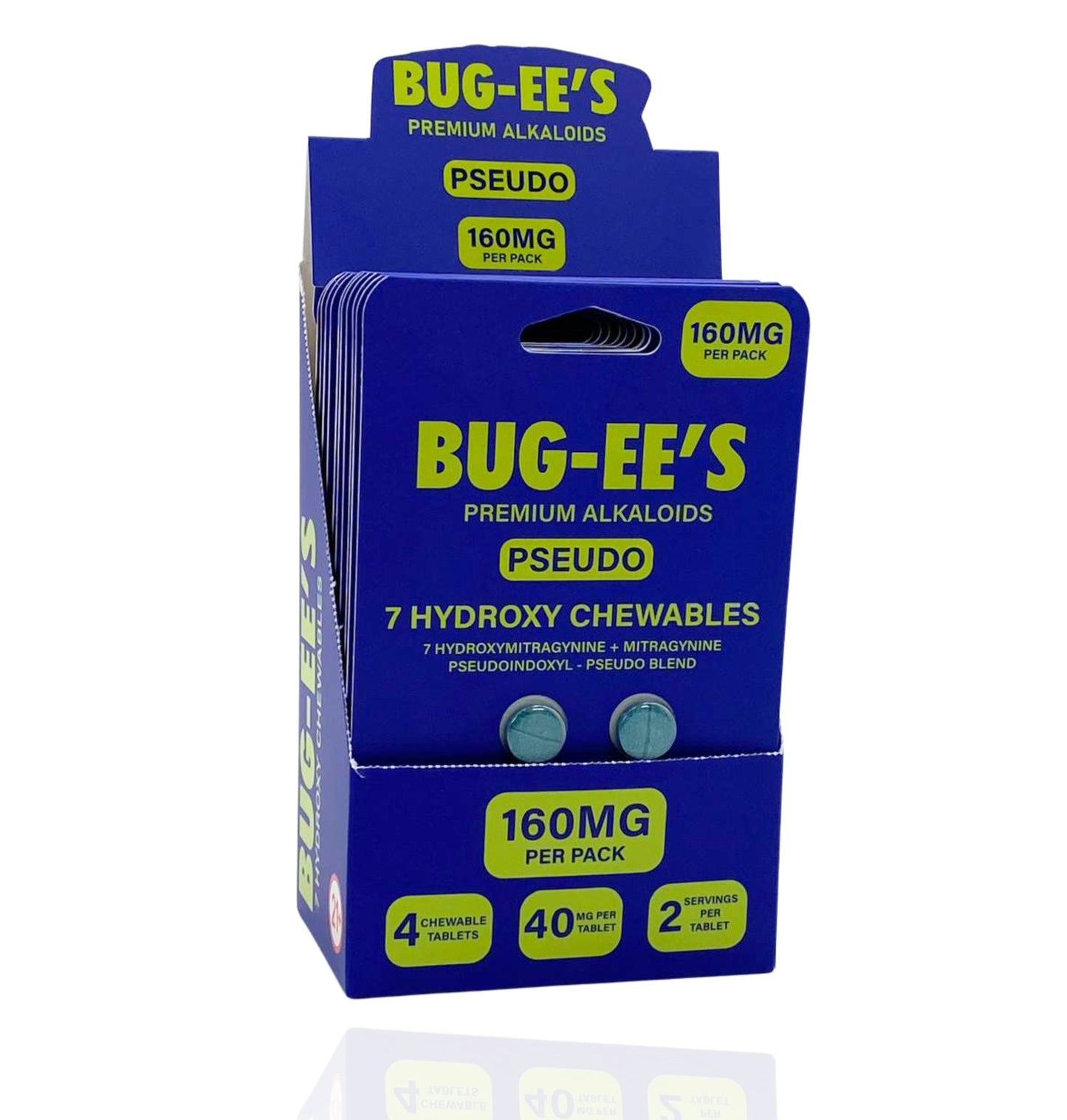 BUG-EE's Pseudo 7-OH Hydroxy Alkaloid Kratom Tablets - Smoke Tech One LLC