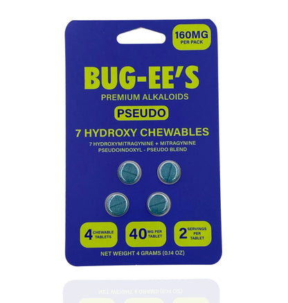 BUG-EE's Pseudo 7-OH Hydroxy Alkaloid Kratom Tablets - Smoke Tech One LLC